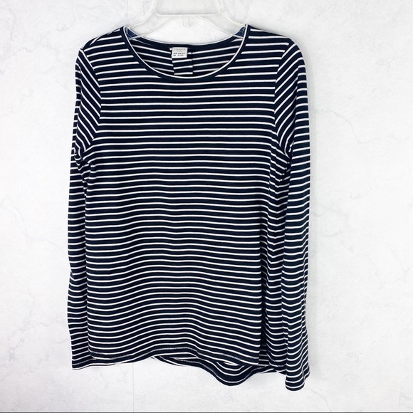 [Lindex] Classic Striped Long Sleeve Tee - Picture 1 of 2